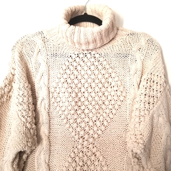 Silk Club 100% Silk Textured Sweater Size L - Picture 3 of 11